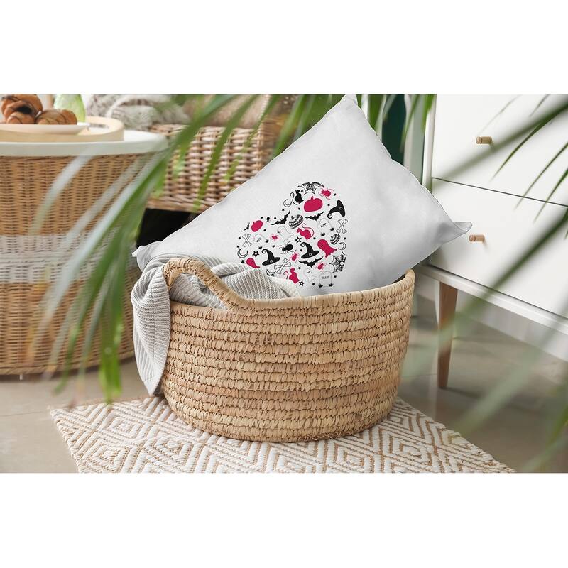 Halloween Heart Accent Pillow