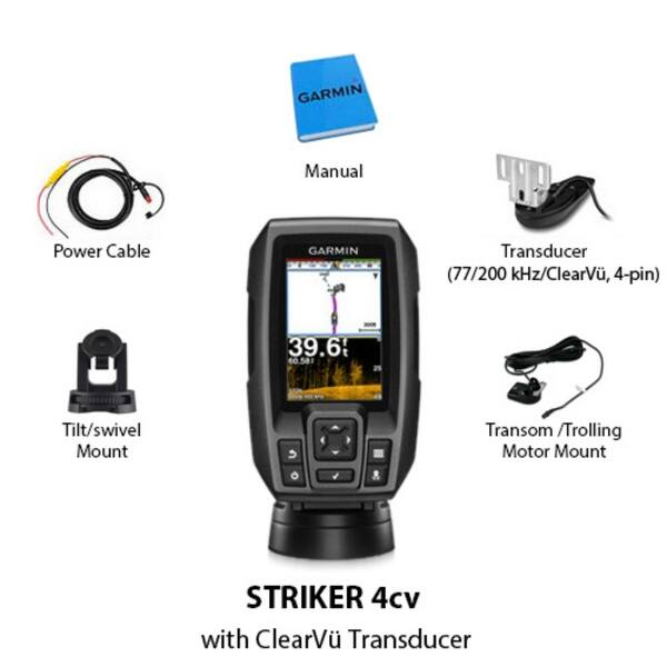 Shop Refurbished Garmin Striker 4cv Us Fishfinder With Clearvu