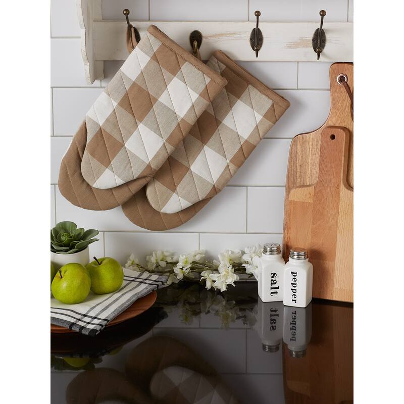 DII Vintage Red Buffalo Check Dishtowel (Set of 3)