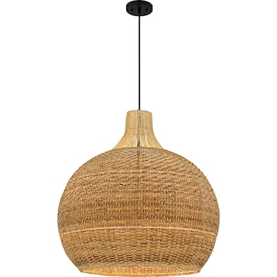 Sycamore 4-Light Matte Black Pendant