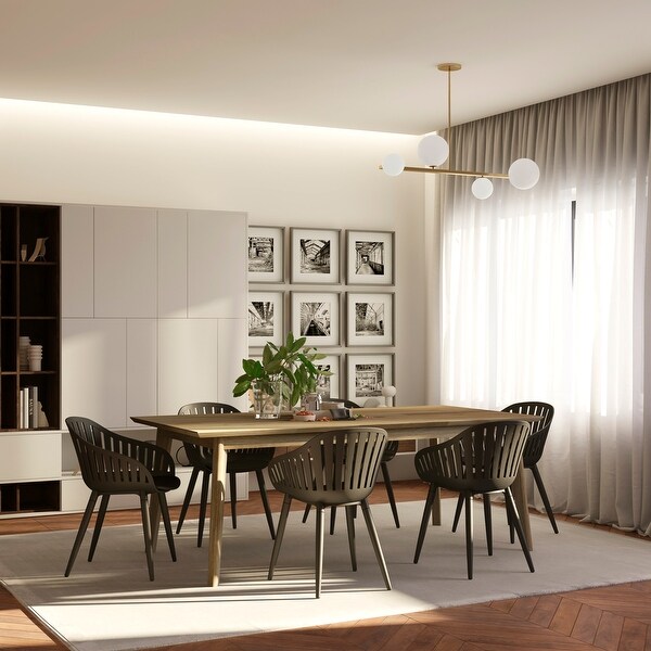 Wire chairs dining sales