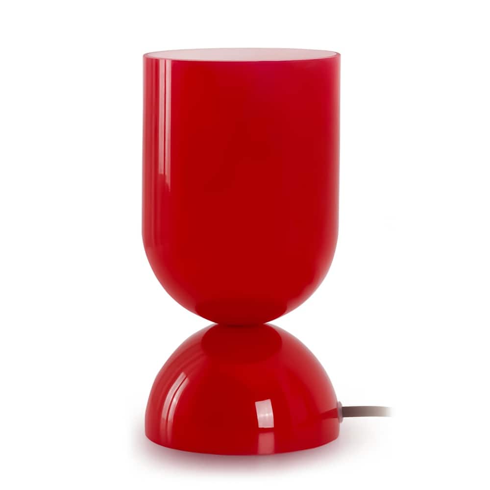 9 in. Modern Glass Small Table Lamp with E12 Base (Bulb not included)