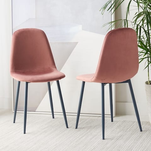 SAFAVIEH Blaire Modern Dining Room Chair (Set of 2) - 21.3" W x 17.3" L x 34.6" H