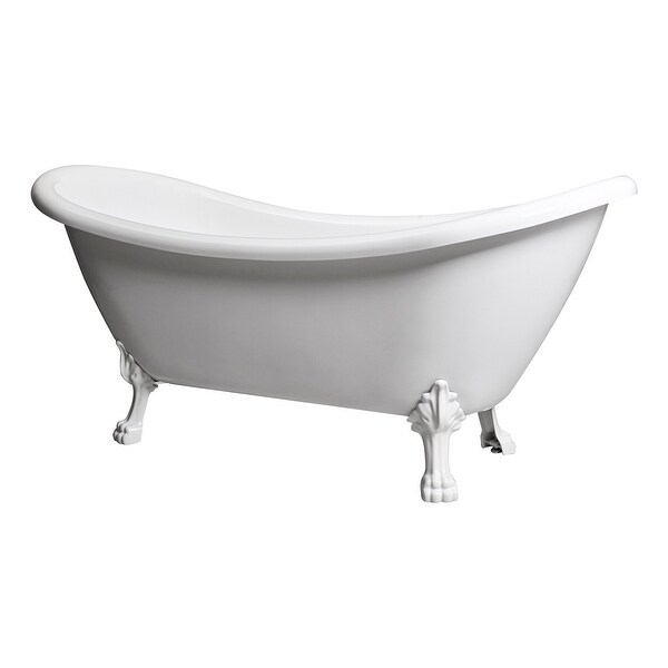 colored clawfoot tub