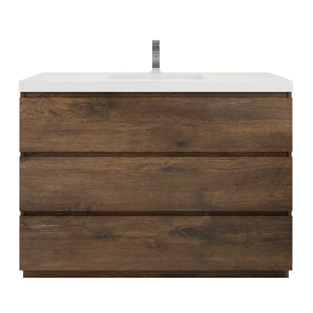 Aron 48'' Freestanding Vanity with Reinforced Acrylic Sink