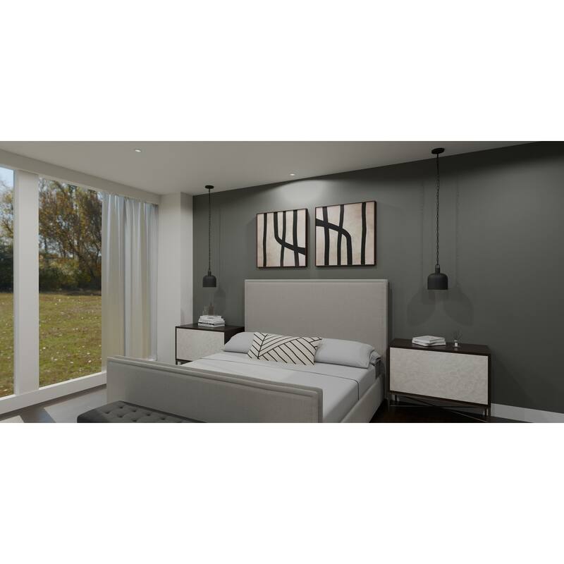 Raquel 1-Light Matte Black Mini Pendant Light
