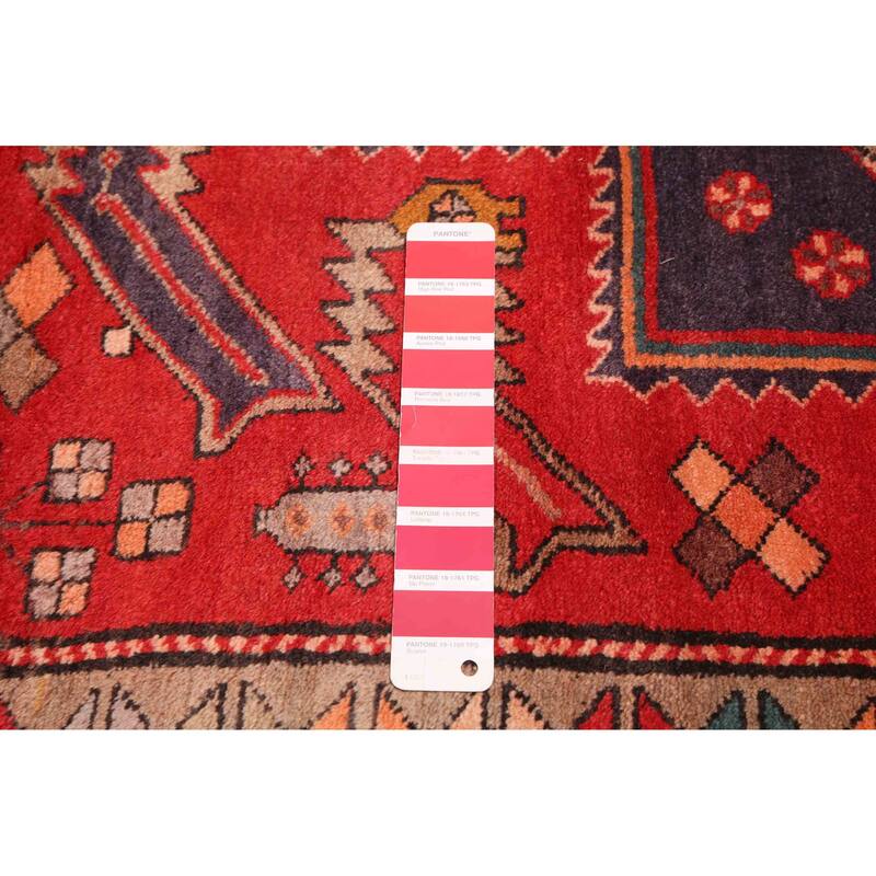 ECARPETGALLERY Hand-knotted Konya Anatolian Red Wool Rug - 4'4 x 10'2