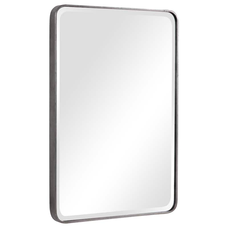 Uttermost Aramis 36" x 24" Contemporary Thin Framed Wall Mirror