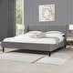 preview thumbnail 83 of 160, Aspen Vertical Tufted Upholstered Platform Bed