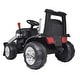 preview thumbnail 24 of 27, Kids Ride-On Tractor Excavator Toy, 12V Battery-Powered with Trailer, Remote Control, & LED Headlight
