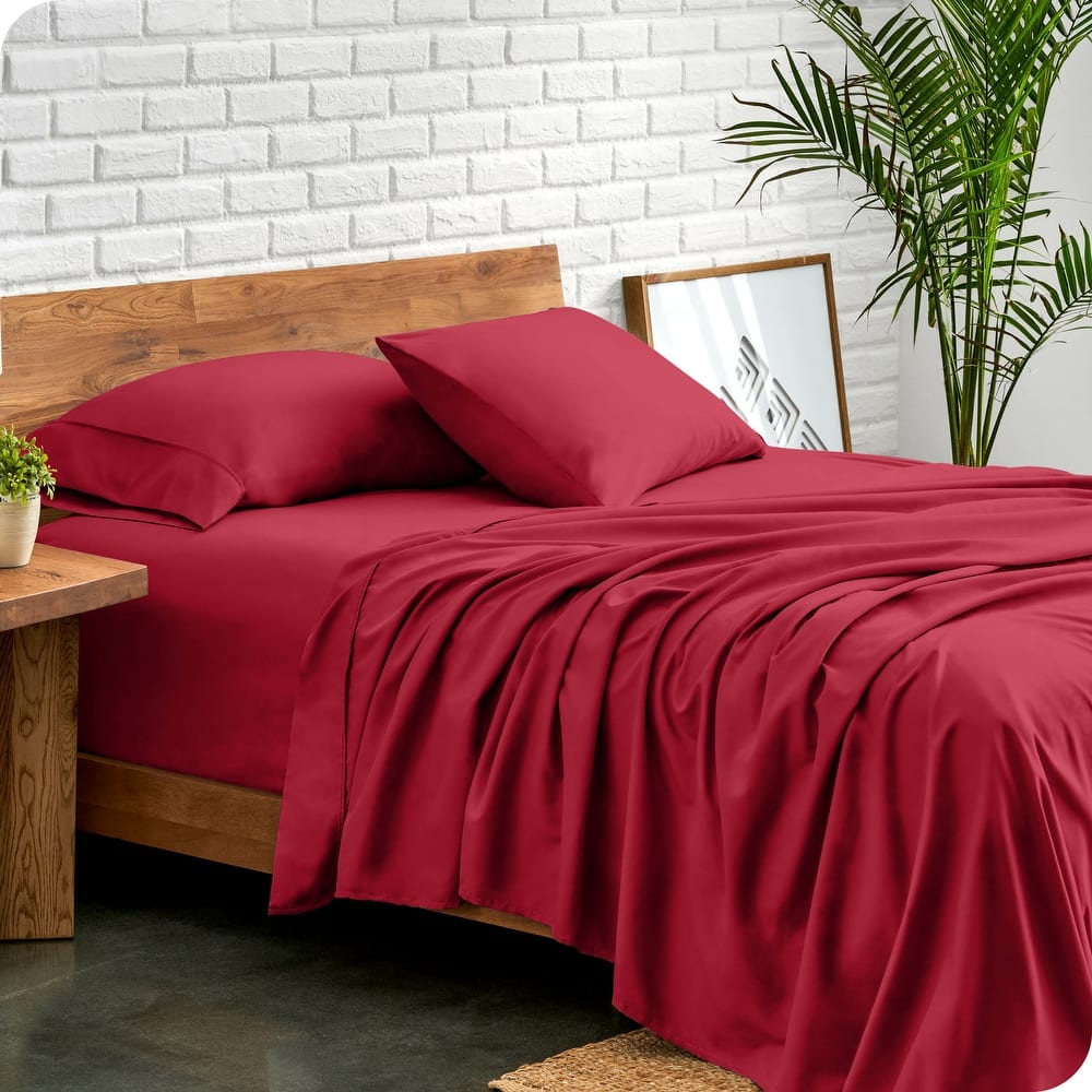 Bare Home Microfiber Full XL Sheet Set, Ultra-Soft Deep Pocket