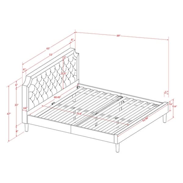 2Piece Granbury Bed Set with Bed and 1 Distressed Jacobean Nightstand