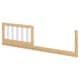 preview thumbnail 7 of 7, Crib Conversion Kit for Toddlers 15 Months+ by Comfy Cubs White Bars with Natural Wood Frame