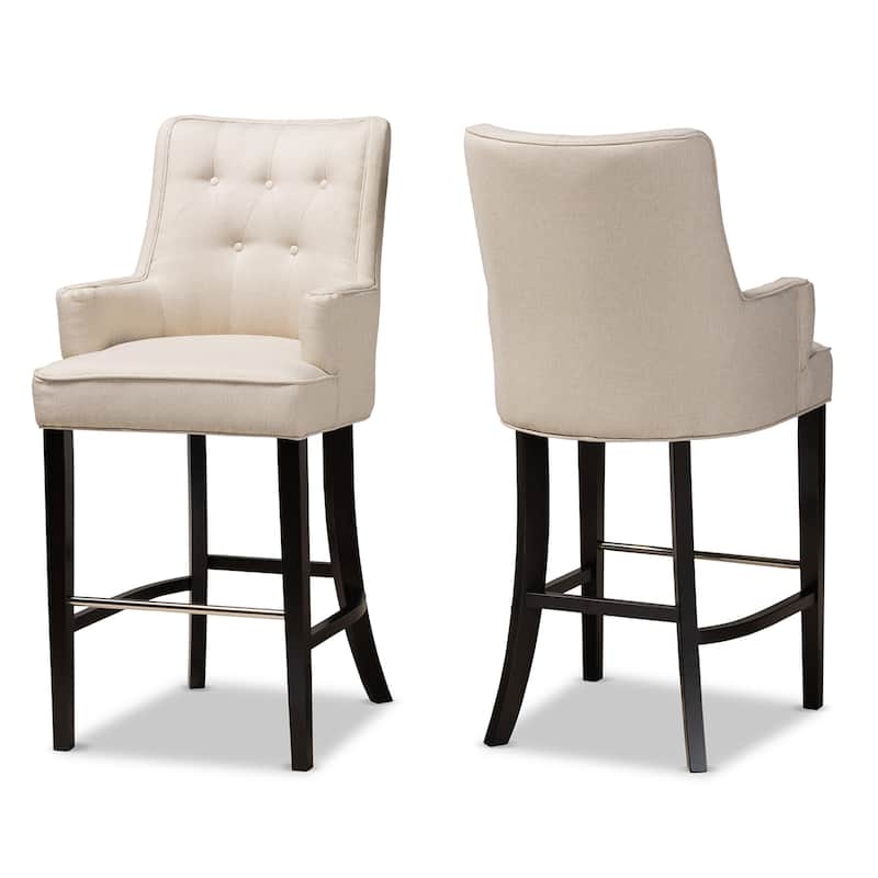 Aldon Modern and Contemporary 2-Piece Bar Stool Set