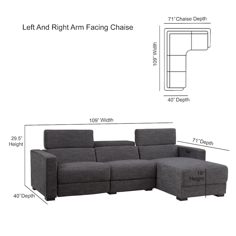 Steve Silver Zakari Power Reclining Sectional