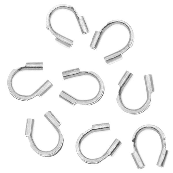 Wire & Thread Protectors Protector Loops Silver Color (144)