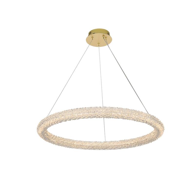 Indigo Home 32 inch Adjustable LED Chandelier