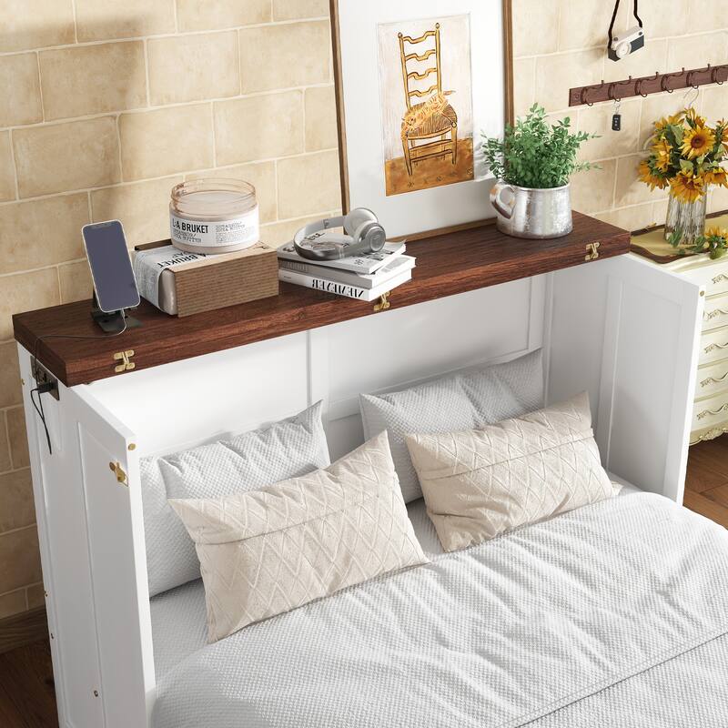 Solid Pine Murphy Bed