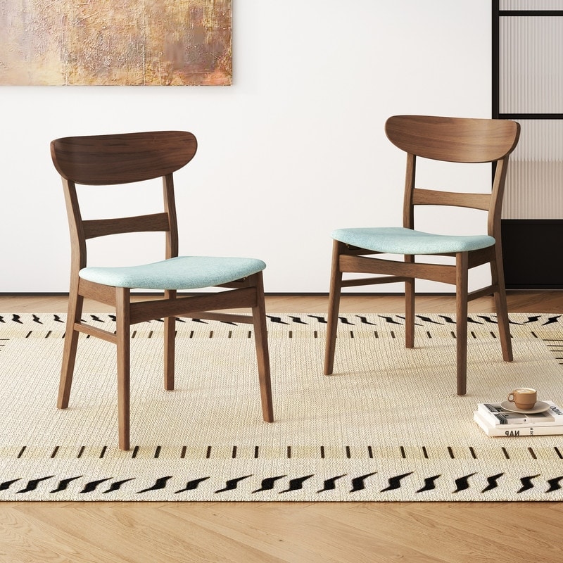 Mid-Century Modern Dining Chairs (Set of 2)