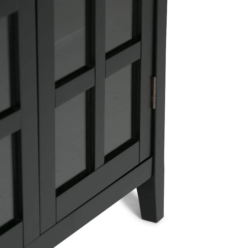 WYNDENHALL Normandy 39-in. Solid Wood Storage Cabinet - 39"w x 17"d x 42.2"h
