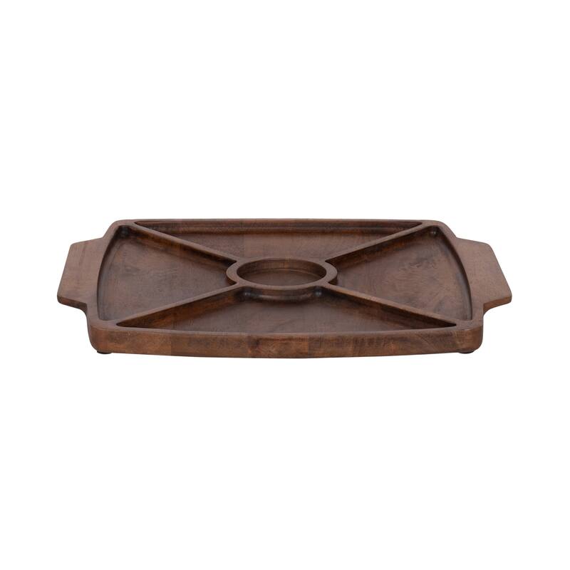 Kate and Laurel Criscroft Square Serving Tray - 17x15
