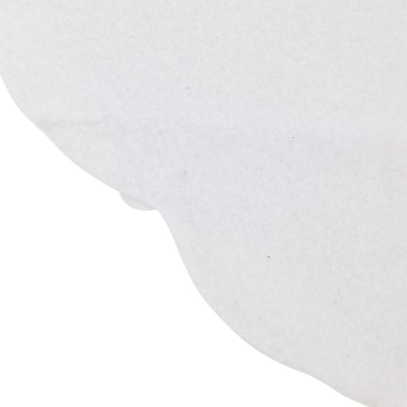48" White Scalloped Edge Christmas Tree Skirt - 48