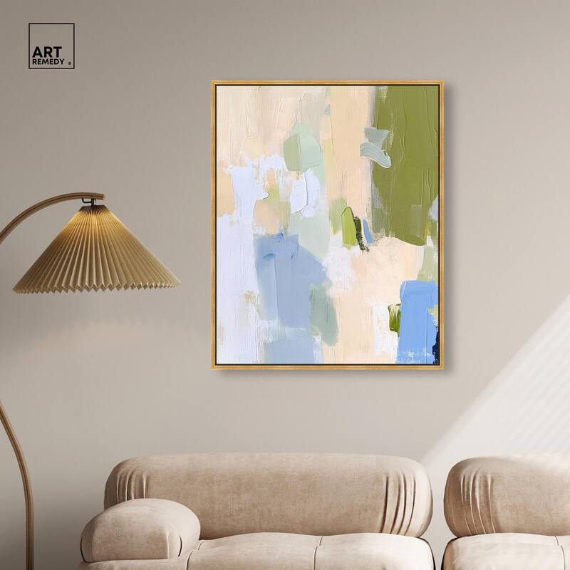 Clover Frost Canvas by Art Remedy