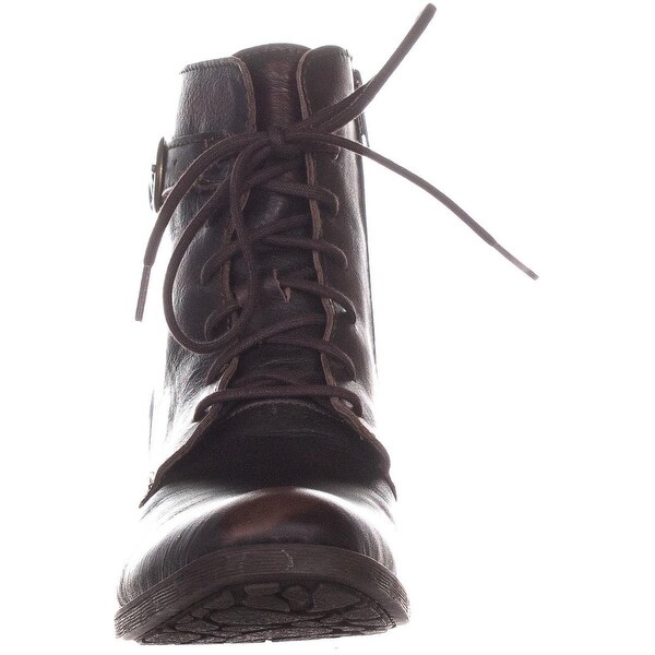 born black lace up boots