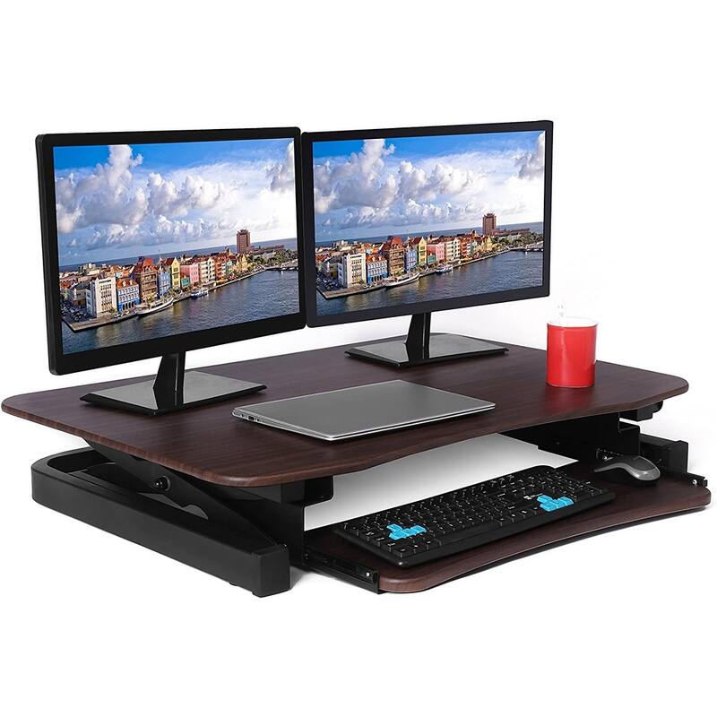 ApexDesk ZT Series Height Adjustable Sit to Stand Electric Desk Riser