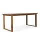 preview thumbnail 16 of 16, Nibley Outdoor Acacia Wood Outdoor Dining Table by Christopher Knight Home - 71.00"L x 34.00"W x 30.00"H