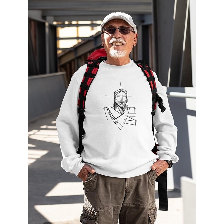 The Face Of The Lord Sweatshirt Men's -Image by Shutterstock