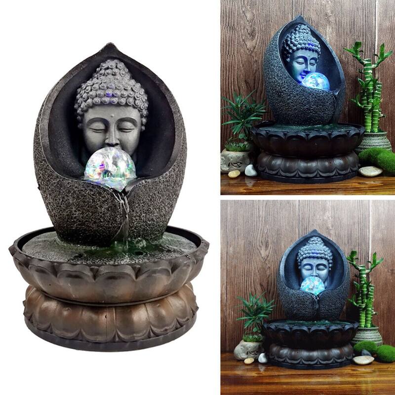 LED Buddha Tabletop Water Fountain Bed Bath & Beyond 40013264