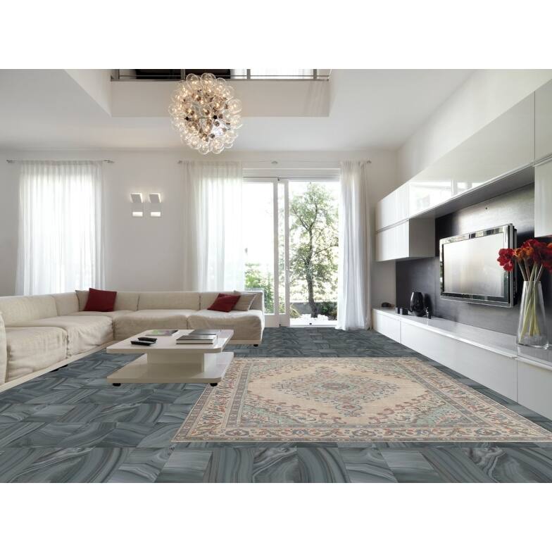 Hand Knotted Oriental 100% Wool Carpet Traditional Medallion Beige & Ivories Tabriz Area Rug - 12' 10'' X 9' 6''