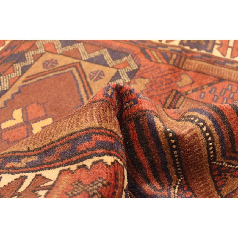 ECARPETGALLERY Hand-knotted Teimani Copper Wool Rug - 2'7 x 4'4