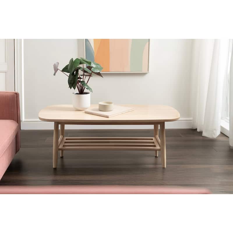 Kate and Laurel Nilas Wood Coffee Table - 44x22x18