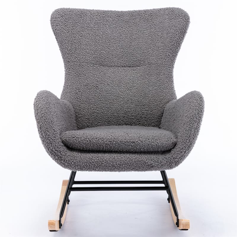 Teddy Fabric Rocking Chair Accent Chair