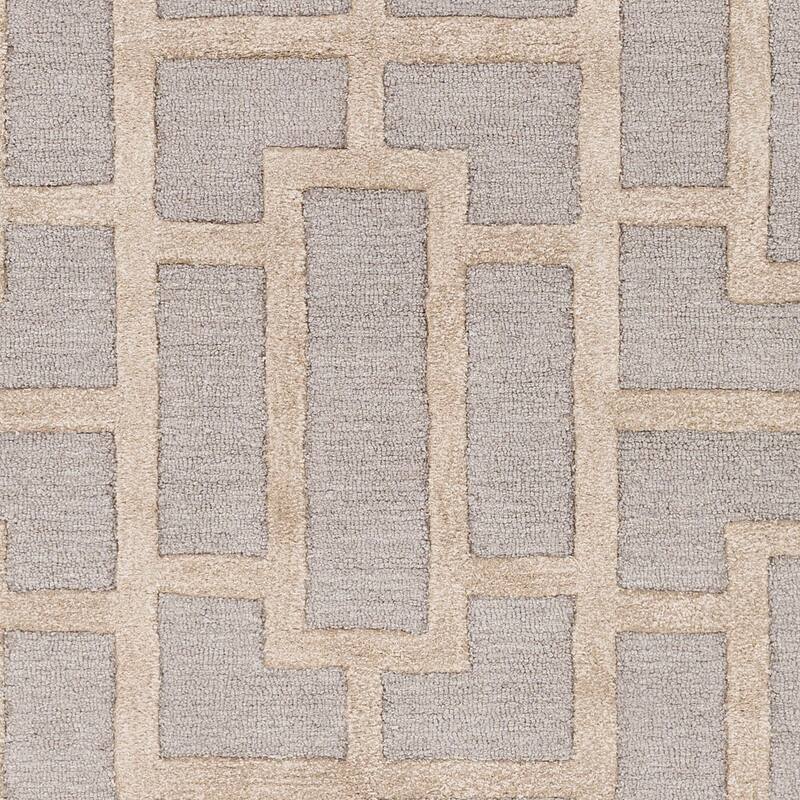 Hand-tufted Thaxted Geometric Wool & Viscose Rug