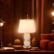 preview thumbnail 5 of 8, New Age Double Circle Gold Alabaster Desk Lamp, Night Stand Nordic Bedroom Table Light