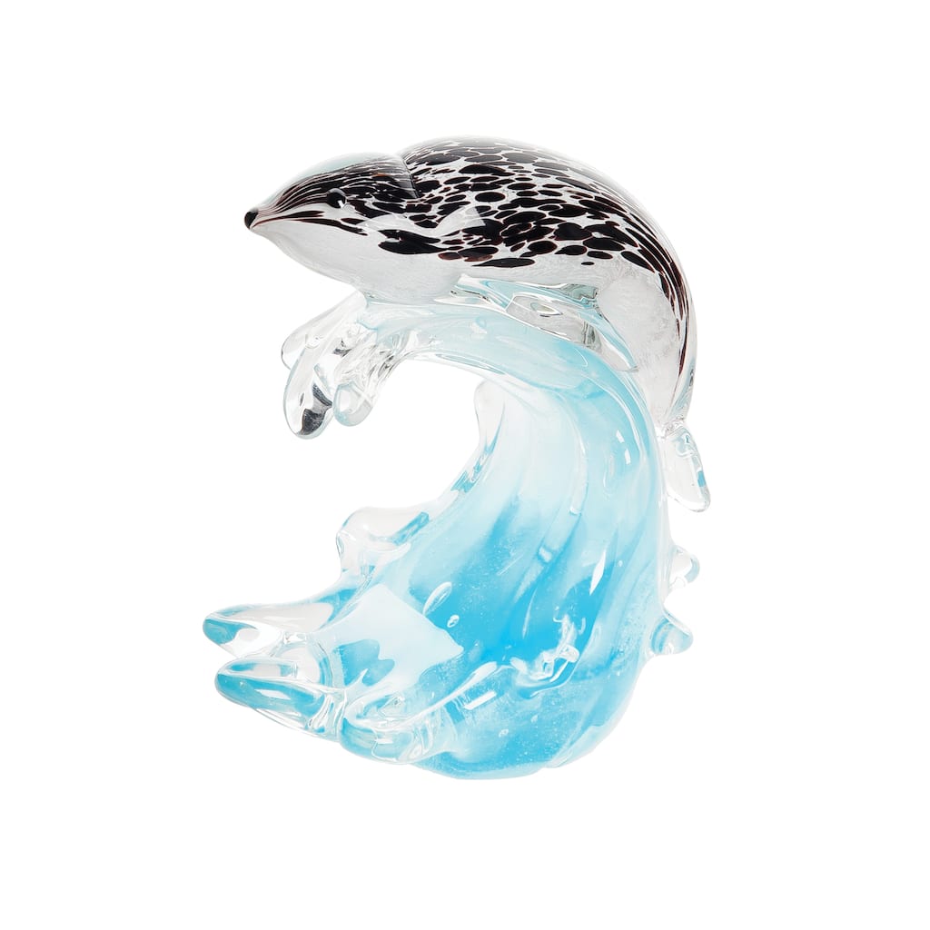 Seal Curl Wave Figurine - Blue