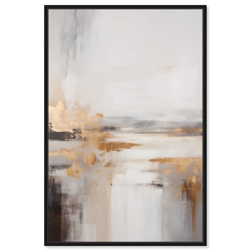 Glistening Stillness II Canvas by Art Remedy - Black - 20" x 30"