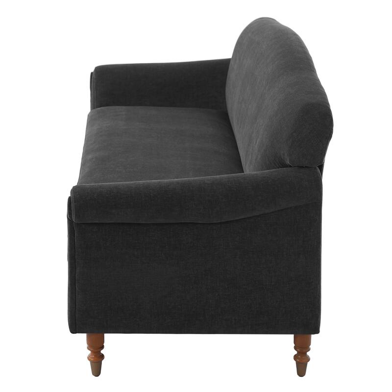 Modern Loveseat Sofa 77.5" 2-seater Couch Upholstered Loveseat with Rolled Arms for Living Room,Reading Corner and Small Spaces