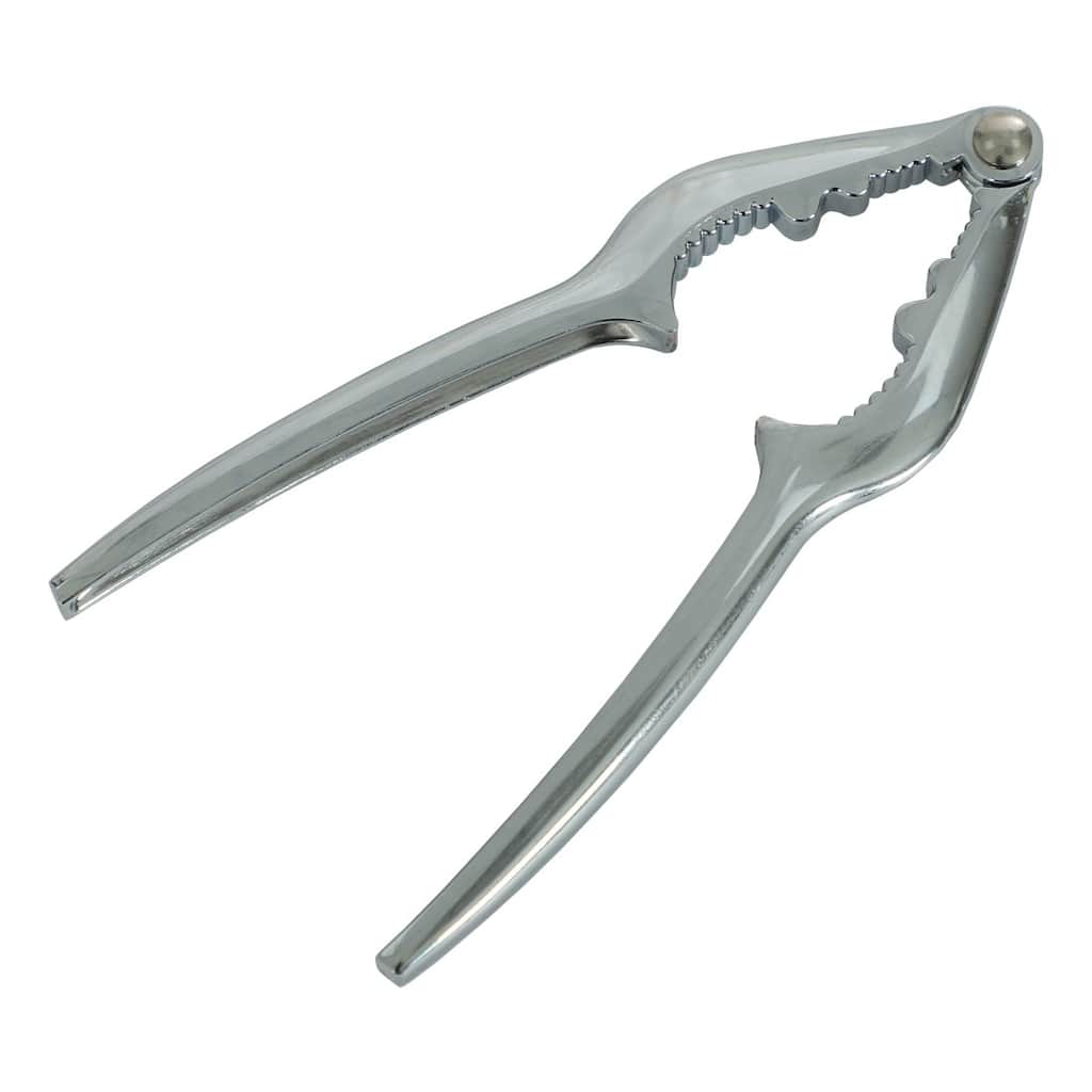 Kitchen Lobster Crab Claws Metal Nut Cracker Walnut Pliers Opener - Silver Tone