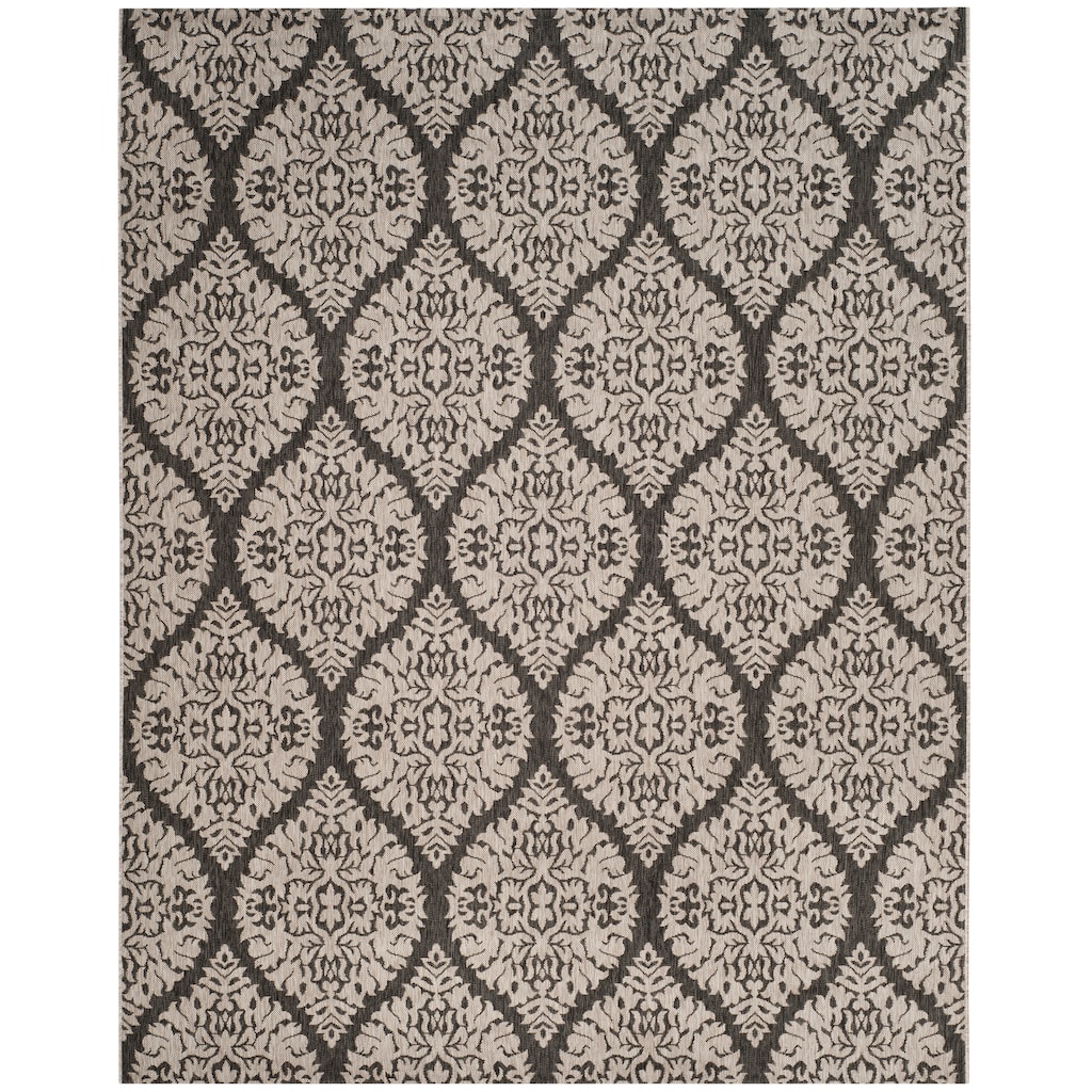 SAFAVIEH Courtyard Tinka Casual Rug - Stone/Grey - 8' x 10'