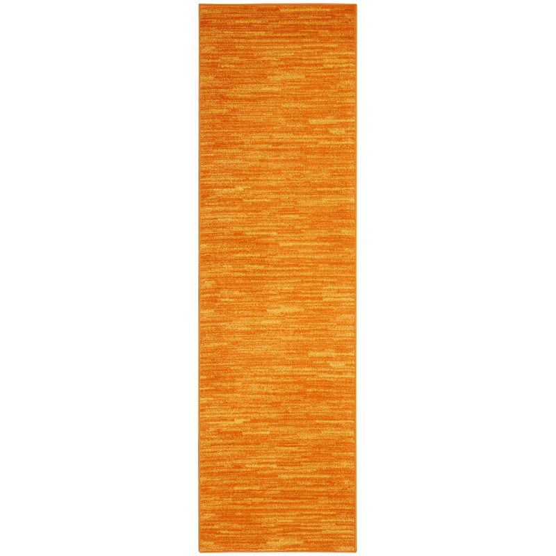 Nourison Essentials Solid Contemporary Indoor/Outdoor Area Rug