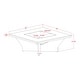 preview thumbnail 8 of 7, Ameena Contemporary Glass Insert Top Coffee Table by Furniture of America