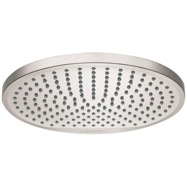 Hansgrohe 26918 Crometta S 1.75 GPM Single Function Rain Shower Head - Brushed Nickel