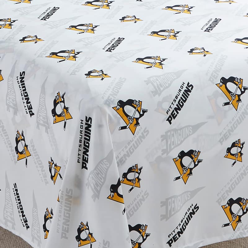 NHL Officially Licenced Pittsburgh Penguins Sheet Set