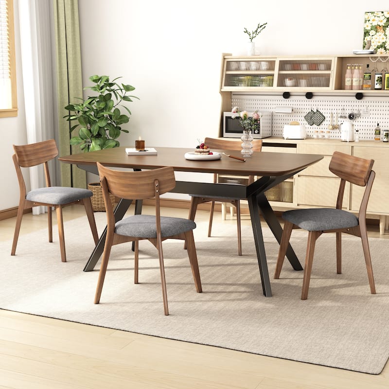 Christopher Knight Home - Bergerac Wood Modern Dining Set