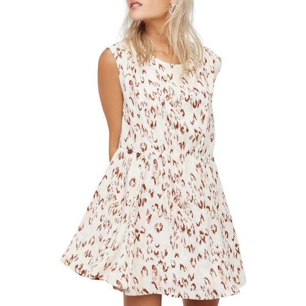 Shop Free People Womens Fake Love Mini Dress Sleeveless Open Back