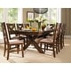 preview thumbnail 1 of 15, Roundhill Furniture 9-piece Solid Wood Dining Set with Butterfly Leaf